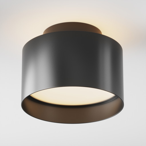Spot aplicat Planet LED metal negru C009CW-L16B
