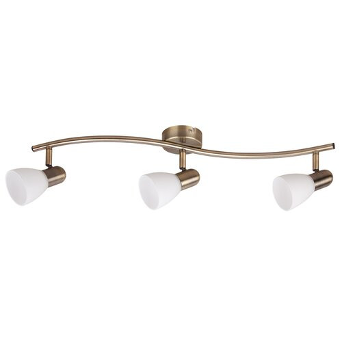 Spot bara Soma 3xE14 metal/sticla bronz/alb Rabalux RBL6308