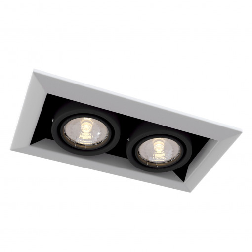 Spot incastrat Metal Modern 2xGU10 metal alb Maytoni