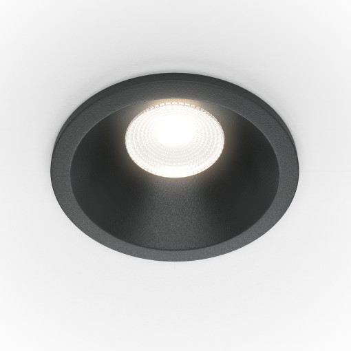 Spot incastrat Zoom LED metal negru Maytoni DL034-01-06W4K-B