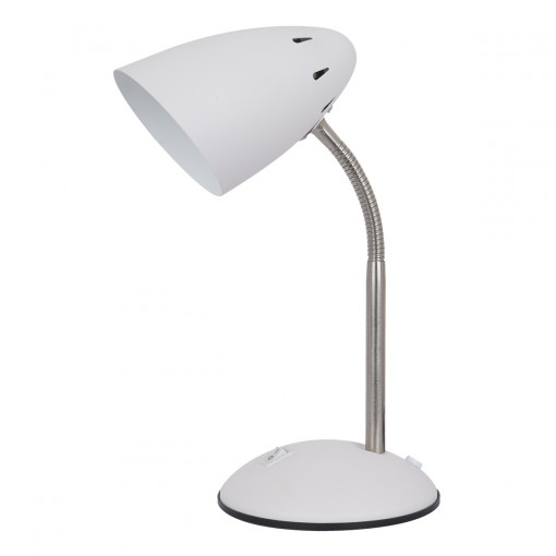 Veioza Cosmic 1xE27 metal alb/nichel satinat Italux