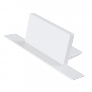 Accesoriu sina incastrata Capac metal alb