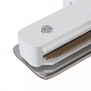 Accesoriu sina incastrata Conector liniar 1x metal alb