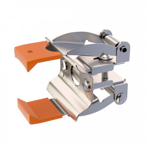 Accesoriu sina incastrata Modul fixare metal argintiu