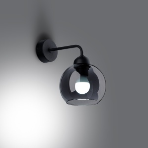 Aplica Alino 1xE27 metal negru - Img 3
