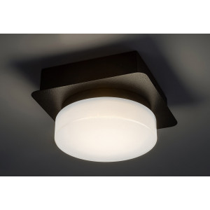 Aplica Attichus LED 5W metal/acril negru/alb Rabalux