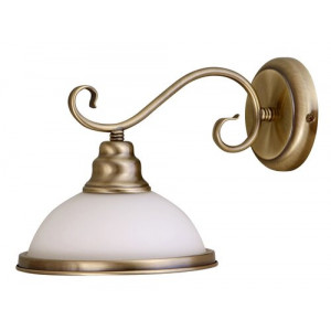 Aplica Elisett 1xE27 metal/sticla bronz Rabalux