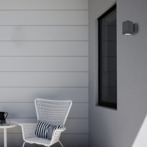 Aplica exterior Buffalo 1xGU10 metal/sticla antracit Rabalux