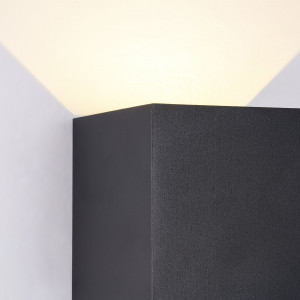 Aplica exterior Fulton LED metal negru Maytoni