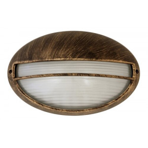 Aplica exterior Hektor 1xE27 metal/sticla auriu antichizat Rabalux RBL8496