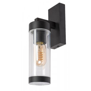 Aplica exterior Kolta 1xE27 metal/acril negru/transparent Rabalux RBL7386