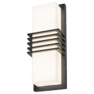 Aplica exterior Rodez LED 12W metal/acril antracit/alb Rabalux
