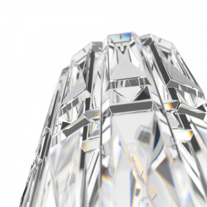 Aplica Facet 1xE14 metal crom/transparent Maytoni