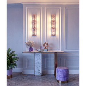 Aplica Facet 3xE14 metal/sticla auriu/transparent Maytoni