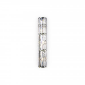 Aplica Facet 3xE14 metal/sticla crom/transparent Maytoni