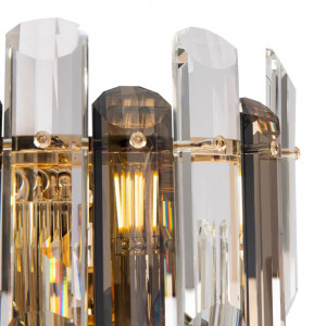 Aplica Flare metal/cristal auriu Maytoni