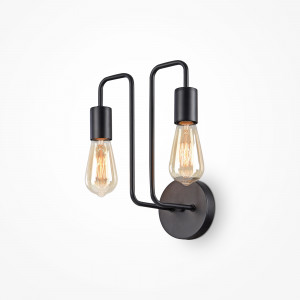 Aplica Gilbert 2xE27 metal negru Maytoni