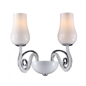 Aplica Lybra 2xE14 metal alb Italux