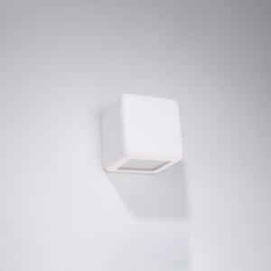 Aplica Nesta 1xE27 ceramica alb patrat - Img 2