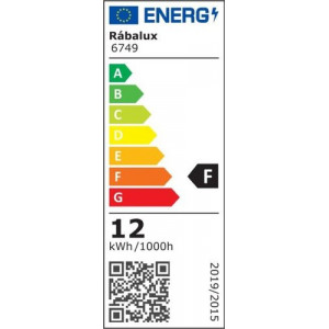 Aplica Paula LED 12W metal/sticla/acril crom Rabalux