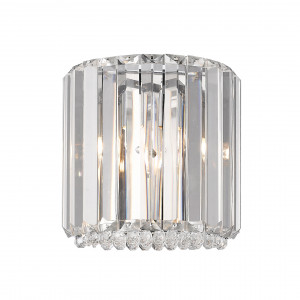 Aplica Prince 1xG9 metal/cristal argintiu Zuma Line