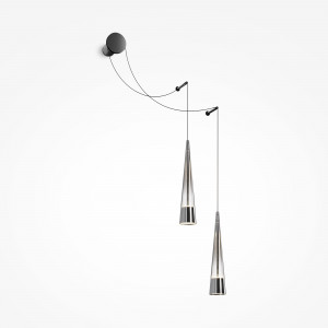 Aplica Sintesi 2xLED metal/sticla crom Maytoni