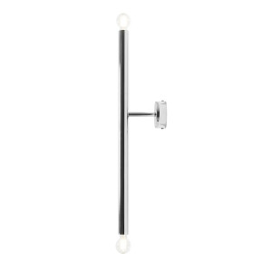 Aplica Tubo S 2xE14 metal crom Aldex