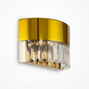 Aplica Wonderland 1xE14 metal/cristal auriu Maytoni
