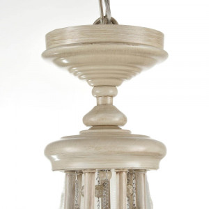 Candelabru Lana metal/textil bej Maytoni