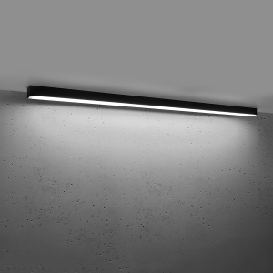 Corp liniar aplicat Pinne LED 4000K 4940lm metal negru liniar - Img 3