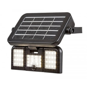 Lampa solara Lihull LED 9.6W acril negru Rabalux