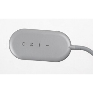 Lampadar Adelmo LED 10W metal/acril gri/alb Rabalux