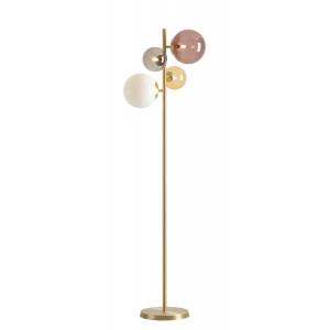 Lampadar Bloom 4xG9 metal/sticla multicolor Aldex