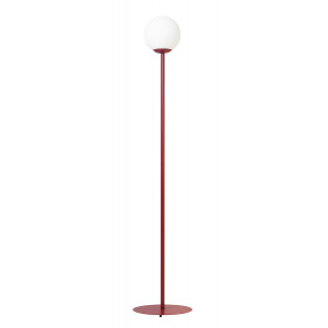 Lampadar Pinne 1xE27 metal/sticla rosu Aldex
