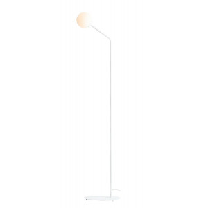 Lampadar Pure 1xE14 metal/sticla alb Aldex