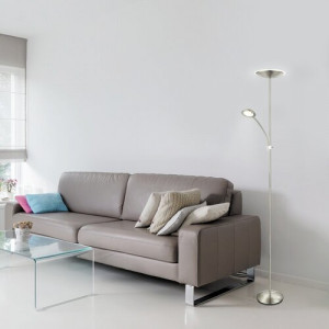 Lampadar Vlasta LED 18+5W metal/acril nichel Rabalux