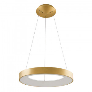 Lustra Giulia LED 40W 2200 lumeni metal/acril auriu Italux