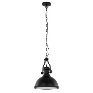 Lustra Maeva 1xE27 metal negru Italux
