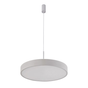 Lustra Orbital LED 30W 1800 lumeni metal/acril alb sablat Italux