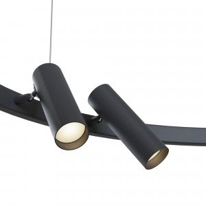 Lustra Satellite LED metal negru Maytoni