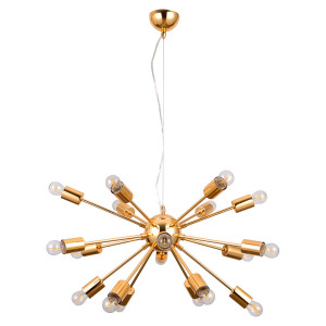 Lustra Theo 18xE27 metal auriu Italux