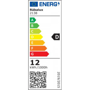 Panou LED SMD-LED LED 12W metal/acril transparent Rabalux