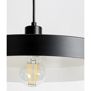 Pendul Alatar 1xE27 metal negru Rabalux