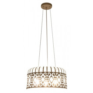 Pendul Alessandra 3xE27 metal alb Rabalux