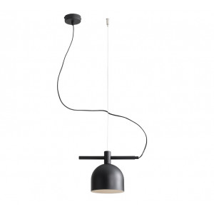 Pendul Beryl 1xE27 metal negru Aldex
