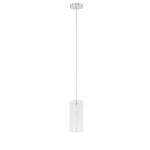 Pendul Blend 1xE27 metal/sticla crom Italux