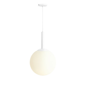 Pendul Bosso S 3xE27 metal/sticla alb Aldex