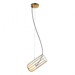 Pendul Coco 1xG9 metal/sticla auriu Italux