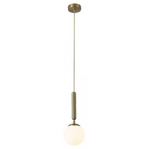 Pendul Divina 1xE14 metal/sticla auriu/alb Rabalux RBL5352