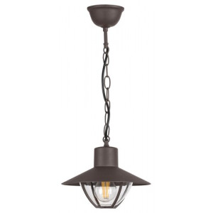 Pendul exterior Almada 1xE27 metal/acril maro Rabalux RBL7885